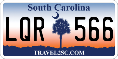 SC license plate LQR566