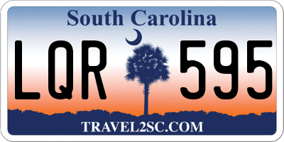 SC license plate LQR595