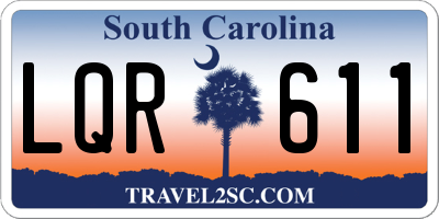 SC license plate LQR611