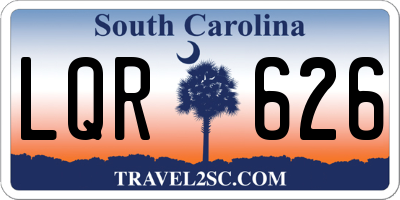 SC license plate LQR626