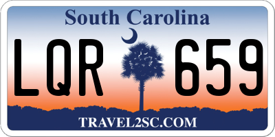 SC license plate LQR659