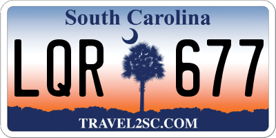 SC license plate LQR677