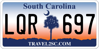 SC license plate LQR697