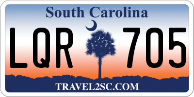 SC license plate LQR705