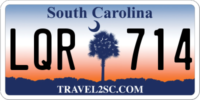 SC license plate LQR714