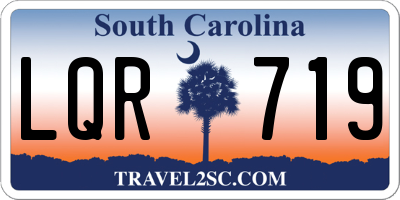 SC license plate LQR719