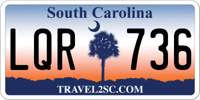 SC license plate LQR736