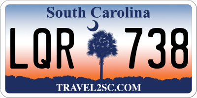 SC license plate LQR738