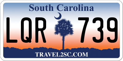 SC license plate LQR739