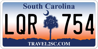 SC license plate LQR754