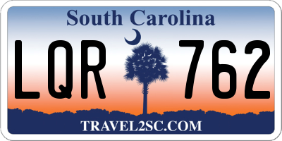 SC license plate LQR762