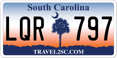 SC license plate LQR797