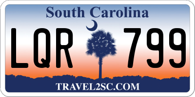 SC license plate LQR799