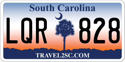 SC license plate LQR828
