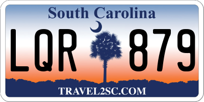 SC license plate LQR879
