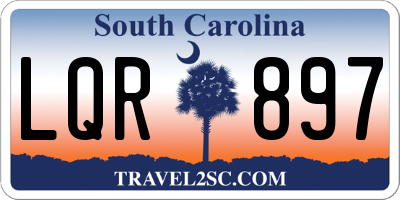 SC license plate LQR897