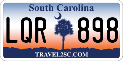 SC license plate LQR898