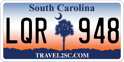 SC license plate LQR948