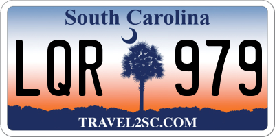 SC license plate LQR979