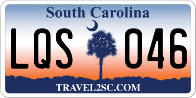 SC license plate LQS046