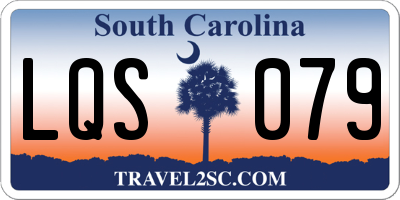 SC license plate LQS079