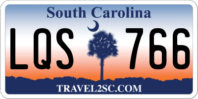 SC license plate LQS766