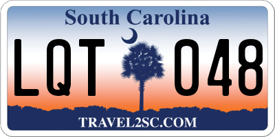 SC license plate LQT048
