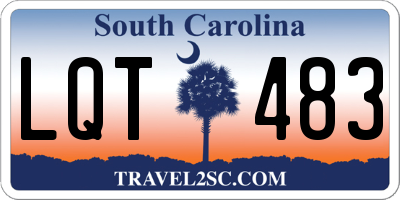 SC license plate LQT483