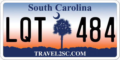 SC license plate LQT484