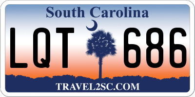 SC license plate LQT686
