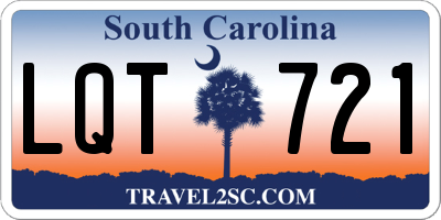 SC license plate LQT721