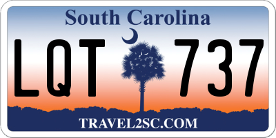 SC license plate LQT737