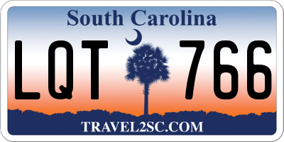 SC license plate LQT766