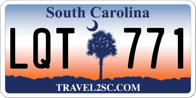 SC license plate LQT771
