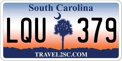SC license plate LQU379