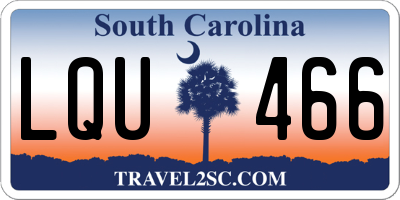 SC license plate LQU466