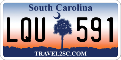 SC license plate LQU591