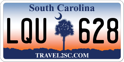 SC license plate LQU628