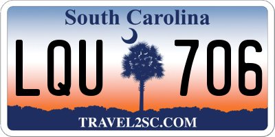 SC license plate LQU706
