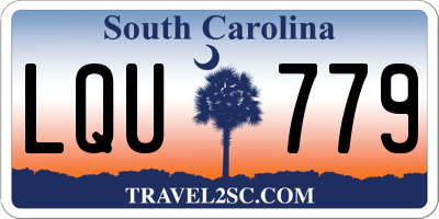 SC license plate LQU779