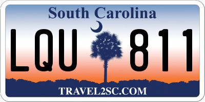 SC license plate LQU811