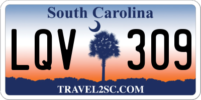 SC license plate LQV309