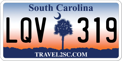 SC license plate LQV319