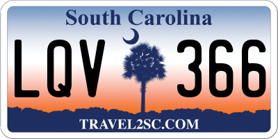 SC license plate LQV366