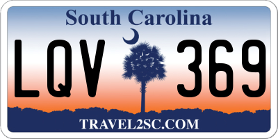 SC license plate LQV369