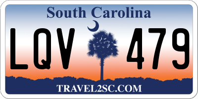 SC license plate LQV479