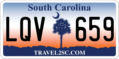 SC license plate LQV659
