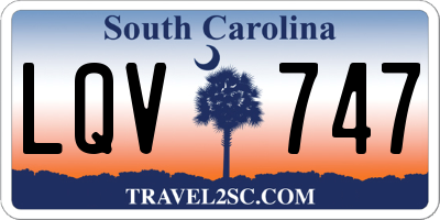 SC license plate LQV747