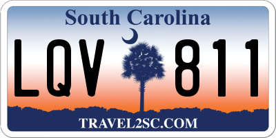 SC license plate LQV811