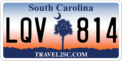SC license plate LQV814